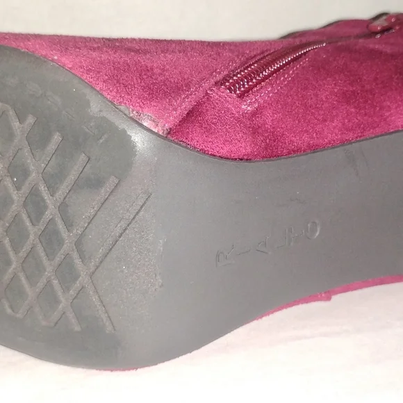 RIALTO Womens Cairo Fabric Closed Toe Ankle Fashion Suede Boots, Size 10M - Picture 9 of 12